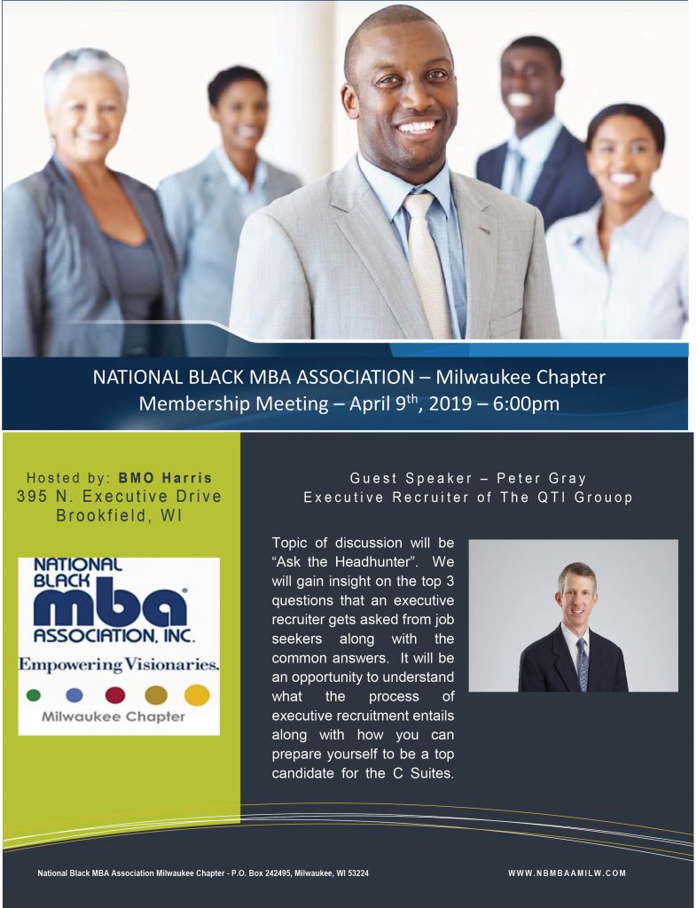 National Black MBA Association General Membership Meeting NBMBAA